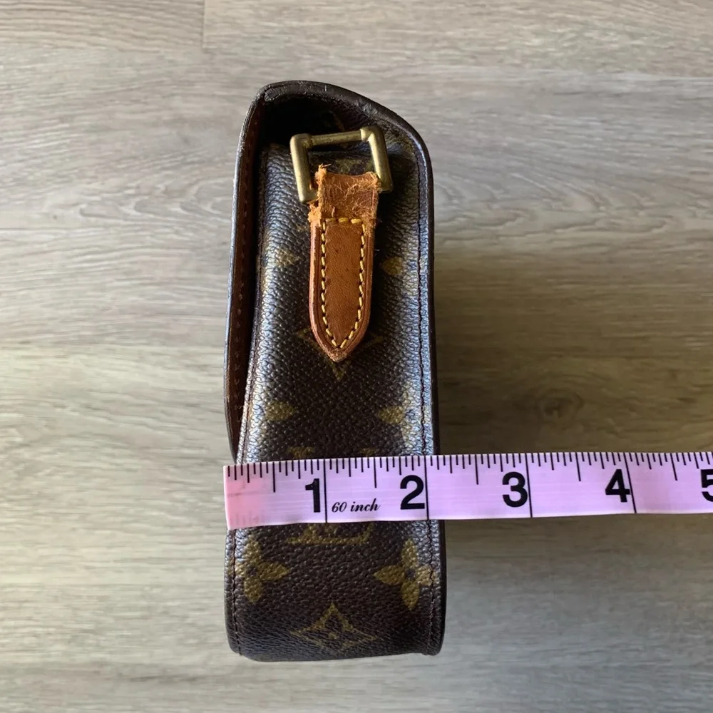 Louis Vuitton Authentic Vintage Leather Saint Cloud PM Monogram Crossbody Bag - Picture 13 of 16